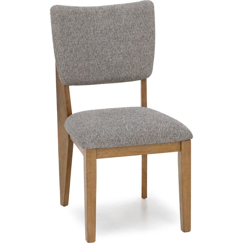 ashy brown inch standard seat height side chair   