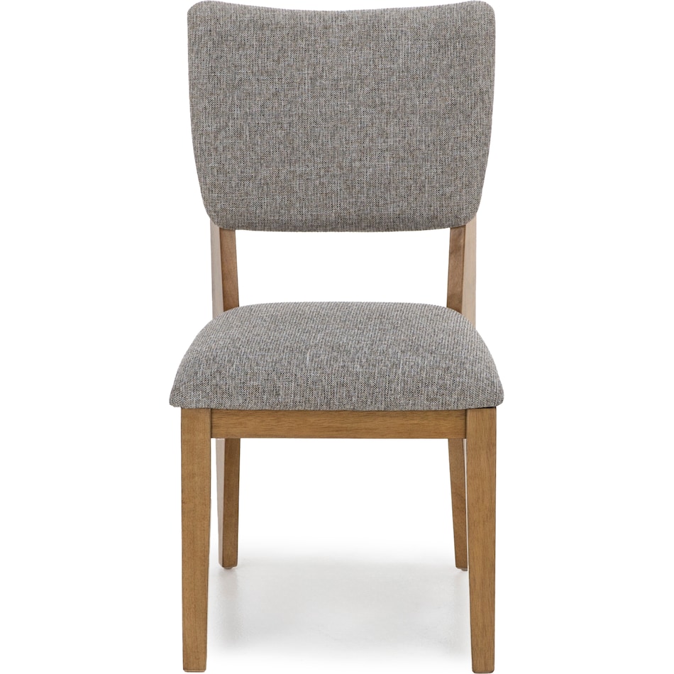 ashy brown inch standard seat height side chair   