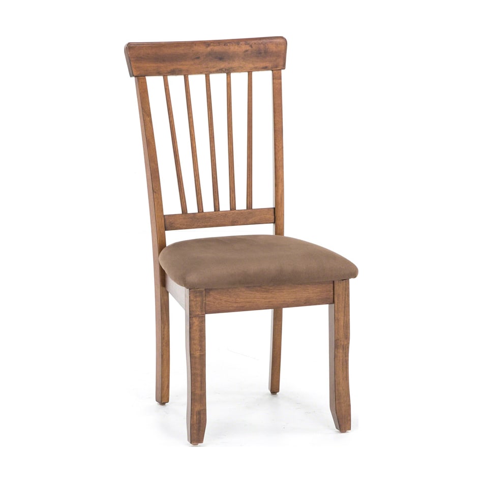 ashy brown inch standard seat height side chair   