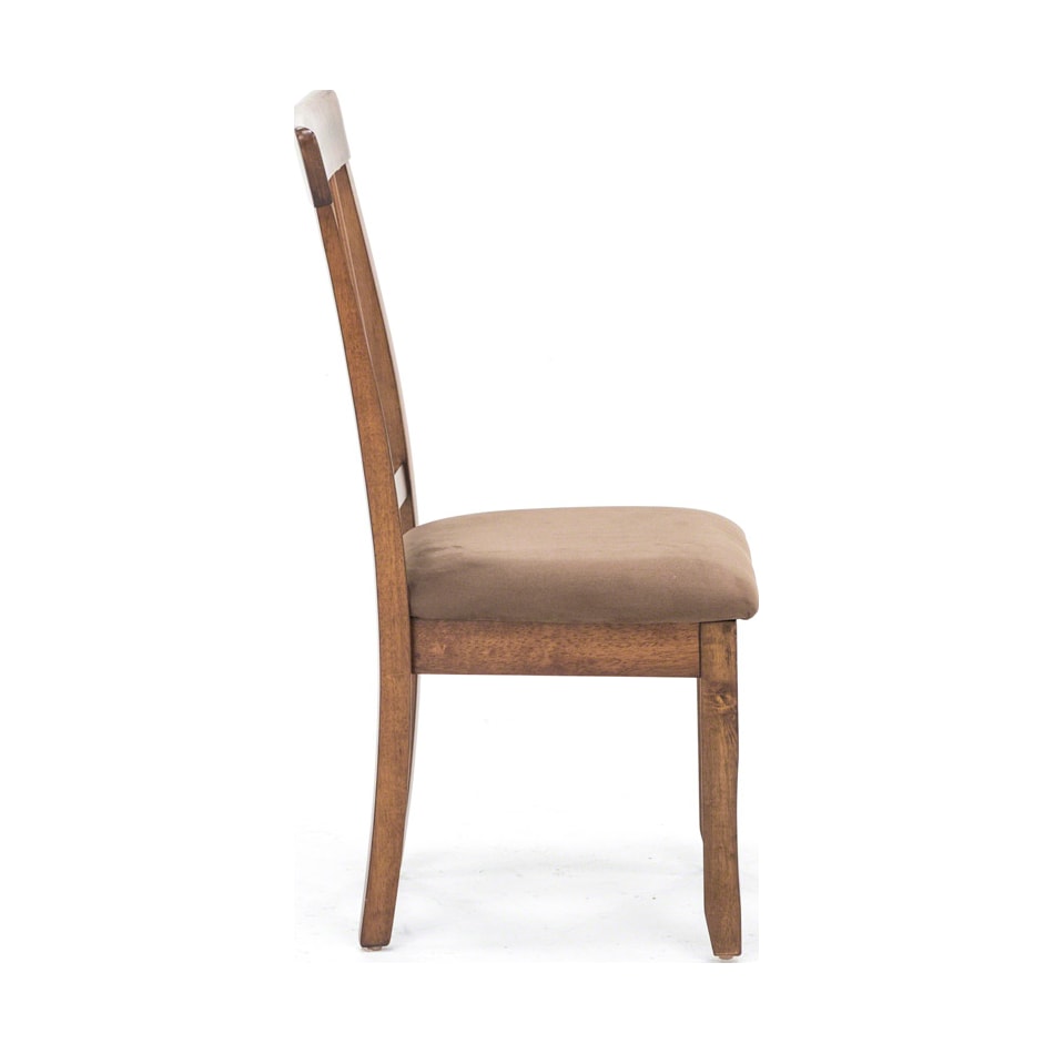 ashy brown inch standard seat height side chair   