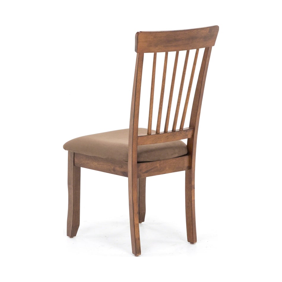 ashy brown inch standard seat height side chair   