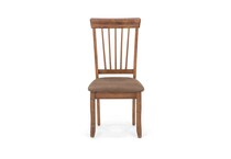 ashy brown inch standard seat height side chair   