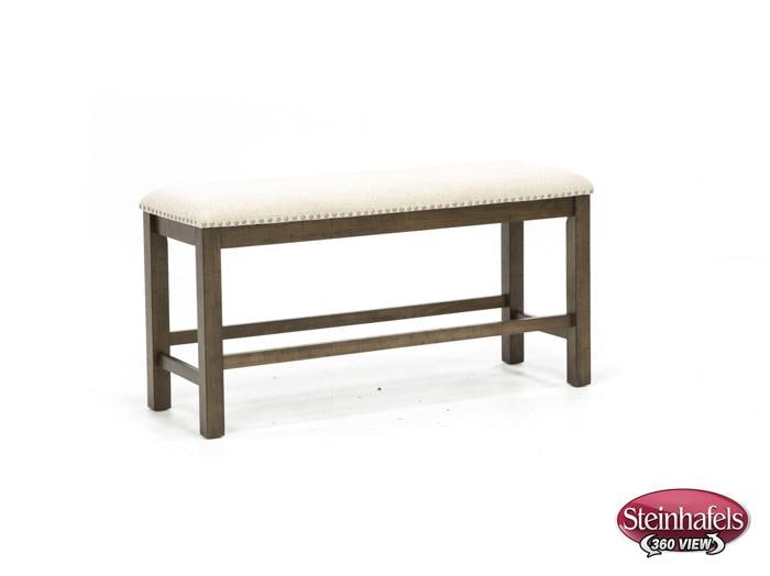 ashy brown  inchcounter seat height bench  image   