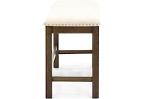 ashy brown  inchcounter seat height bench   