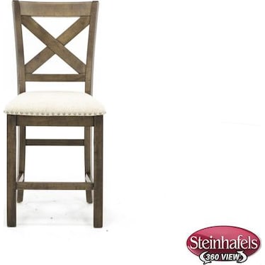 Willowbrook Upholstered Counter Stool, Nutmeg