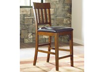 ashy brown  inchcounter seat height side chair   