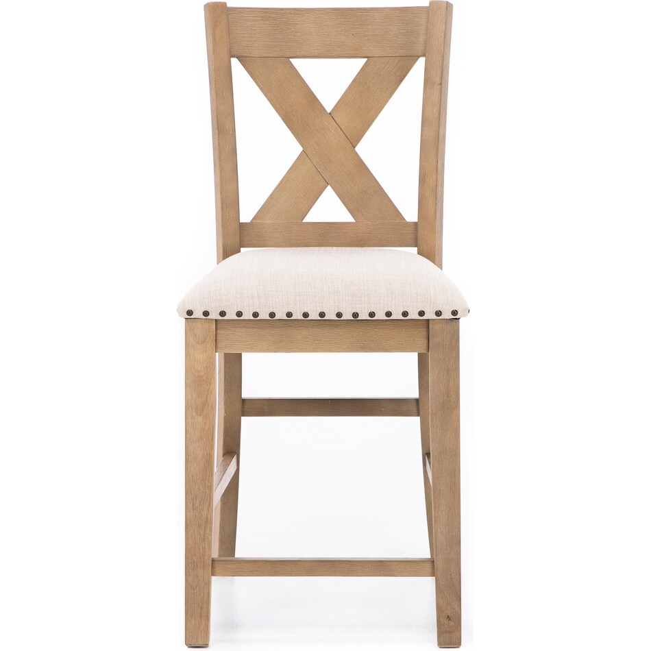ashy brown  inchcounter seat height stool   
