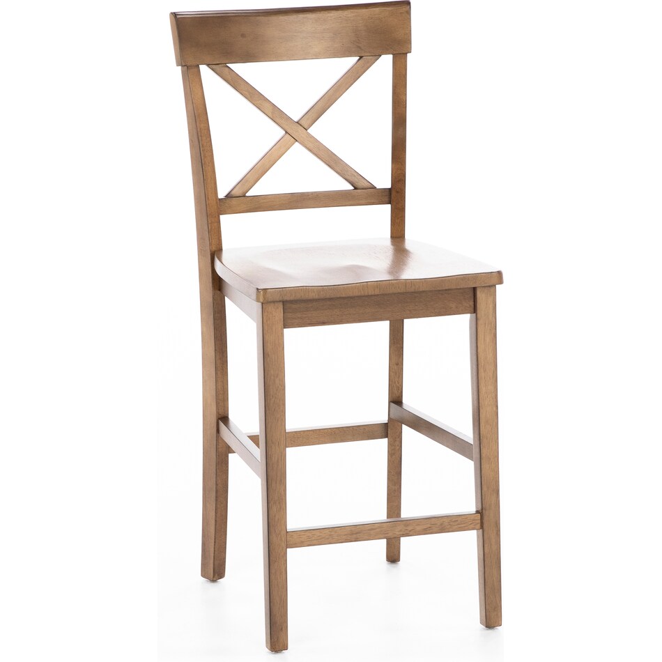 ashy brown  inchcounter seat height stool   