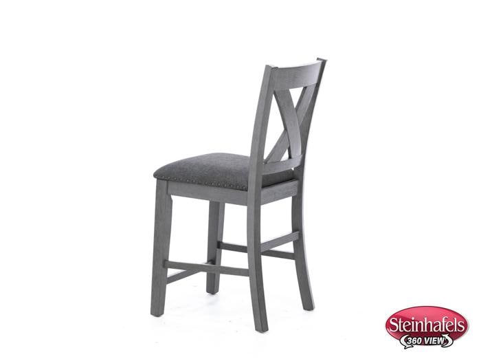 ashy brown inch & over bar seat stool  image   
