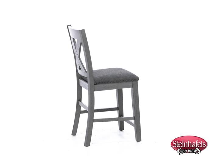 ashy brown inch & over bar seat stool  image   