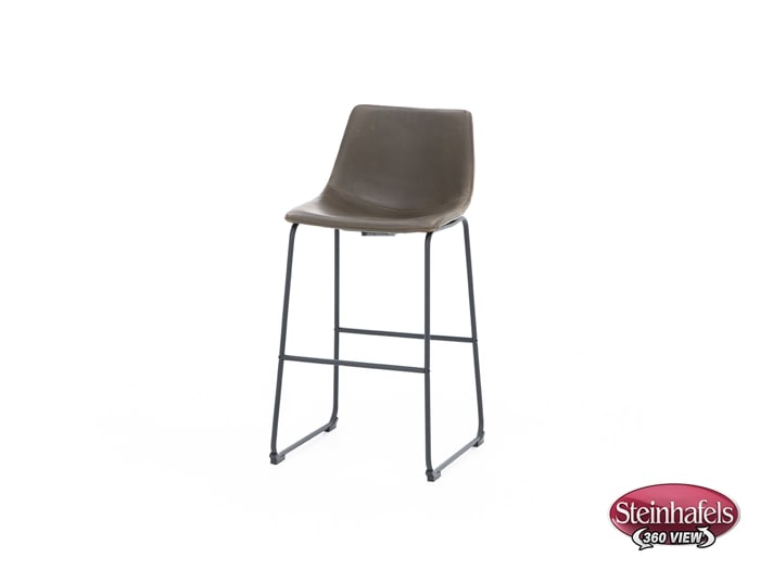 ashy brown inch & over bar seat stool  image   
