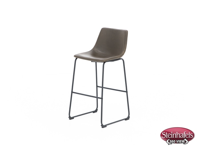 ashy brown inch & over bar seat stool  image   