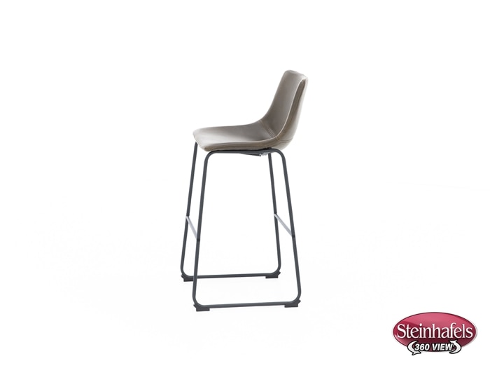 ashy brown inch & over bar seat stool  image   