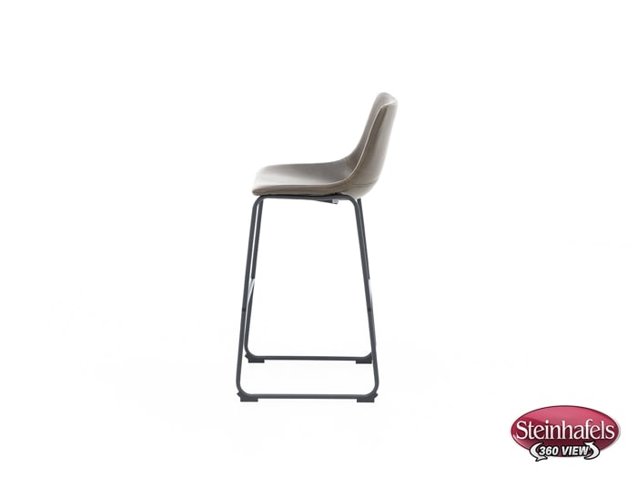 ashy brown inch & over bar seat stool  image   