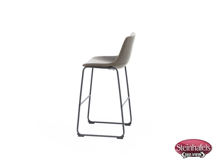 ashy brown inch & over bar seat stool  image   