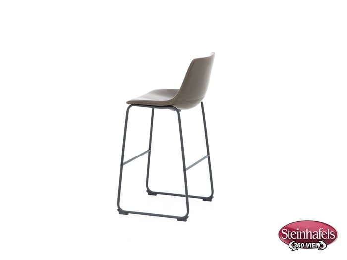 ashy brown inch & over bar seat stool  image   