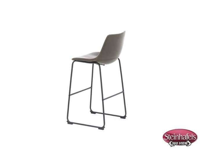 ashy brown inch & over bar seat stool  image   