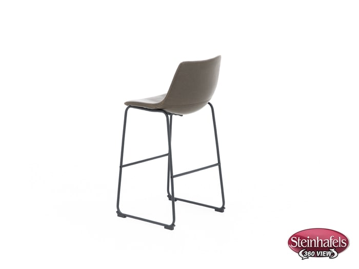 ashy brown inch & over bar seat stool  image   