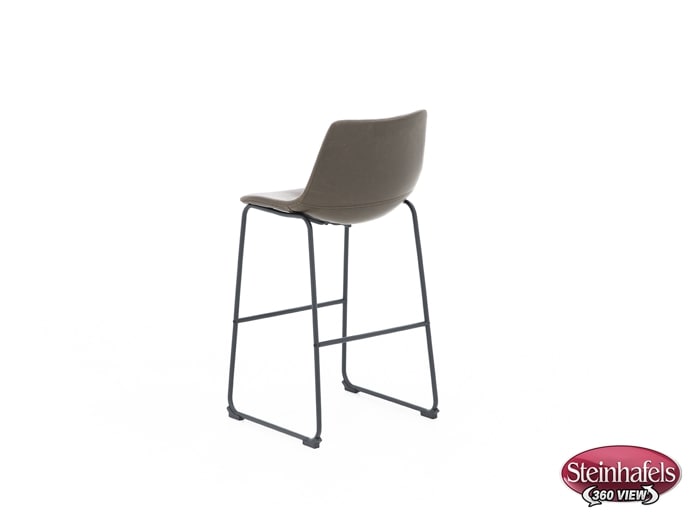 ashy brown inch & over bar seat stool  image   