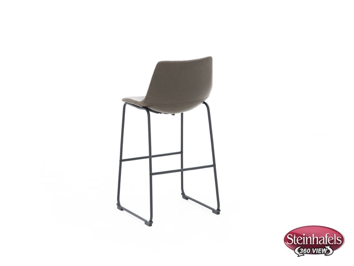 ashy brown inch & over bar seat stool  image   