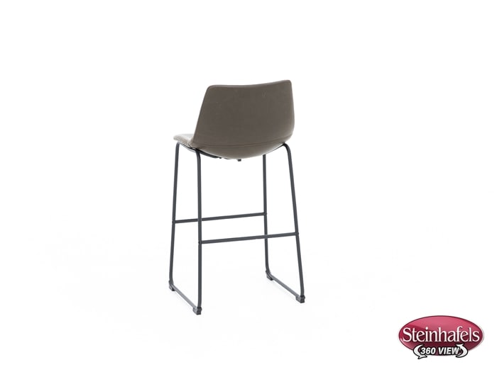 ashy brown inch & over bar seat stool  image   