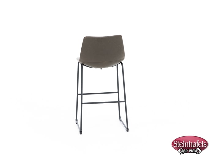 ashy brown inch & over bar seat stool  image   