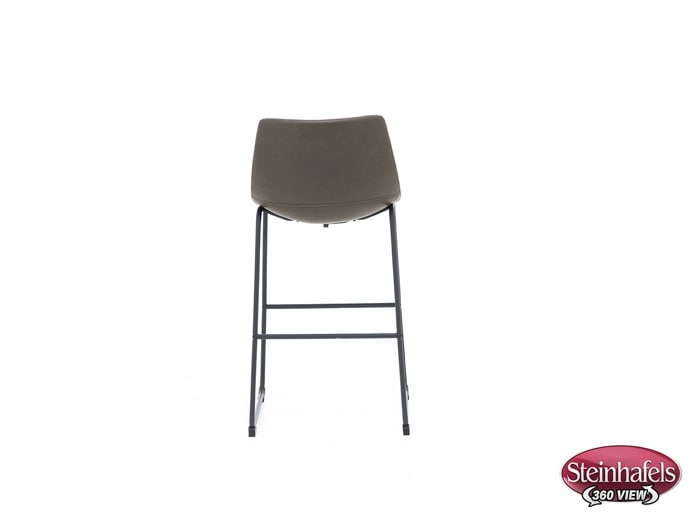 ashy brown inch & over bar seat stool  image   