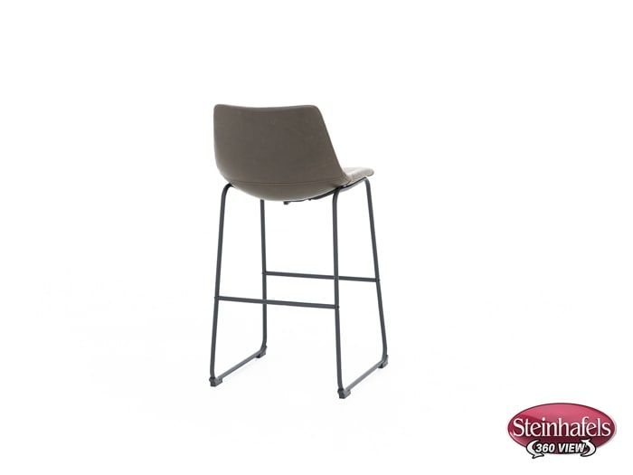 ashy brown inch & over bar seat stool  image   