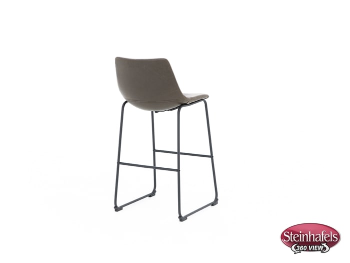 ashy brown inch & over bar seat stool  image   