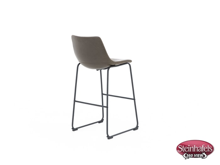 ashy brown inch & over bar seat stool  image   