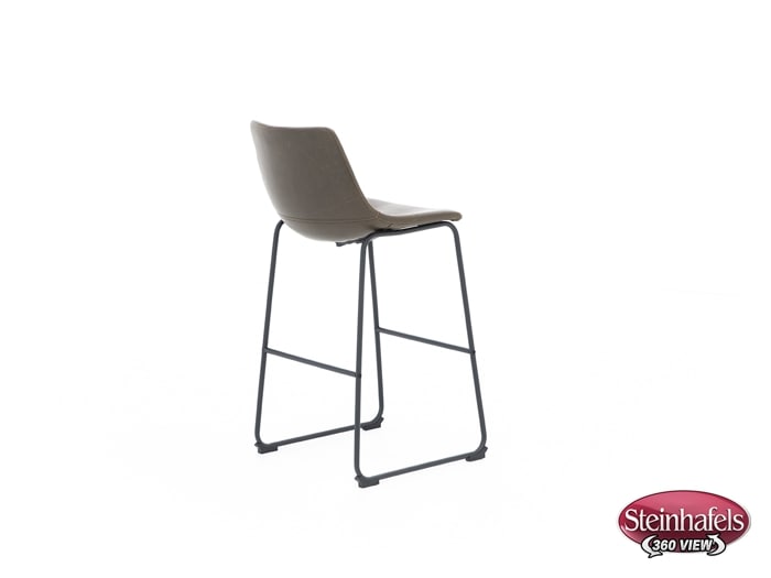 ashy brown inch & over bar seat stool  image   