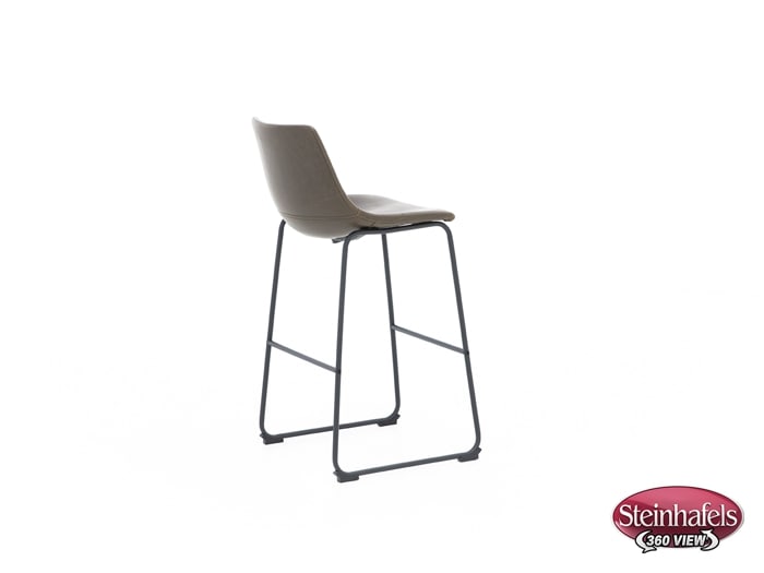 ashy brown inch & over bar seat stool  image   
