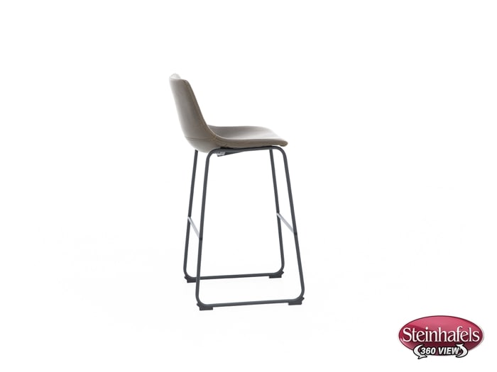 ashy brown inch & over bar seat stool  image   