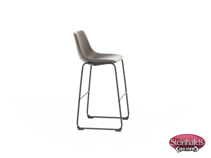 ashy brown inch & over bar seat stool  image   