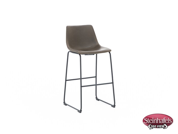 ashy brown inch & over bar seat stool  image   