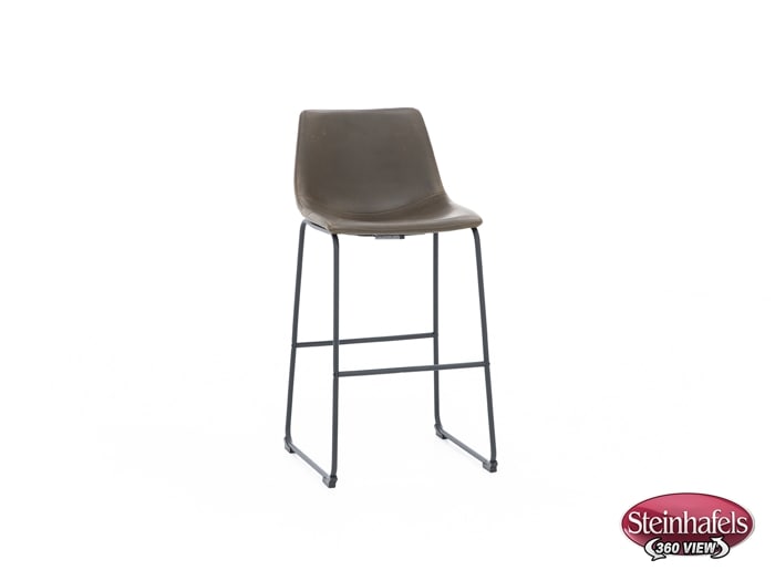 ashy brown inch & over bar seat stool  image   