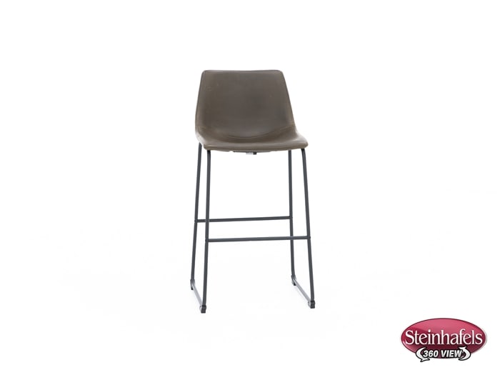 ashy brown inch & over bar seat stool  image   