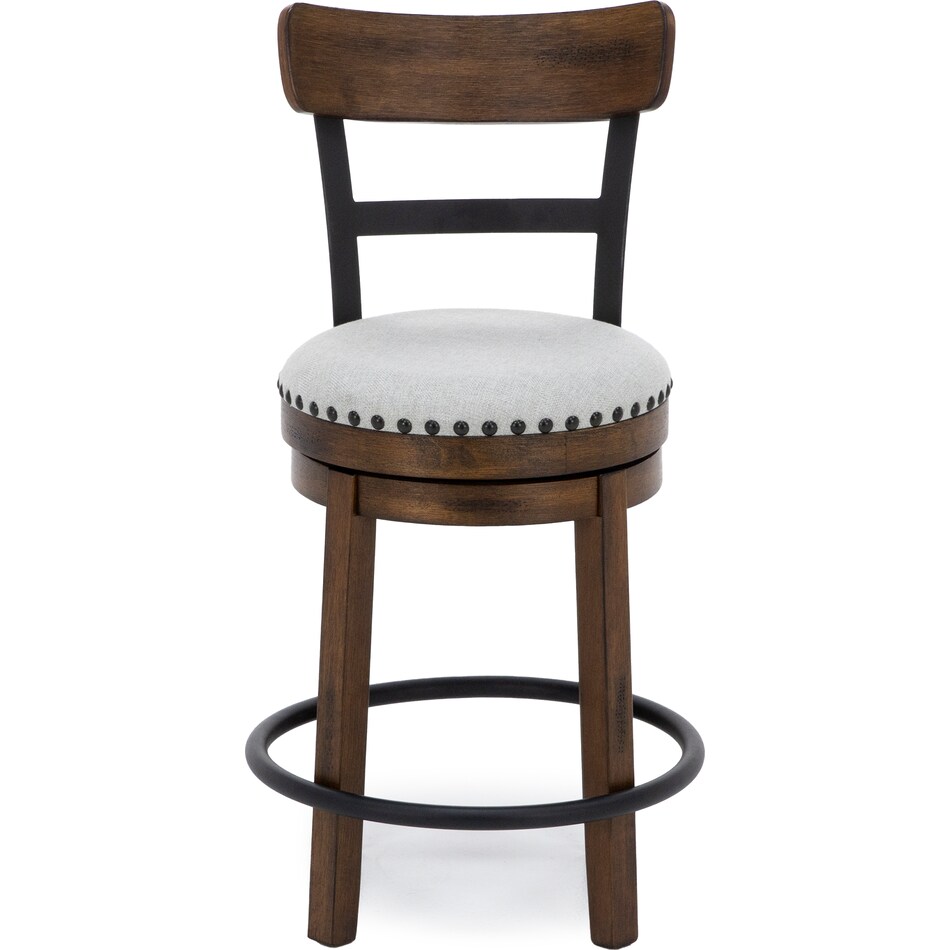 ashy brown inch & over bar seat stool   