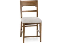 ashy brown inch & over bar seat stool   