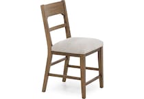 ashy brown inch & over bar seat stool   