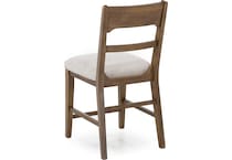 ashy brown inch & over bar seat stool   