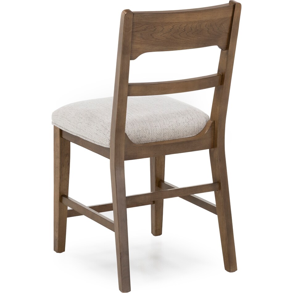 ashy brown inch & over bar seat stool   