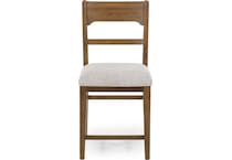 ashy brown inch & over bar seat stool   