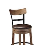 ashy brown inch & over bar seat stool   