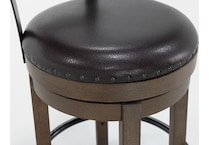 ashy brown inch & over bar seat stool   