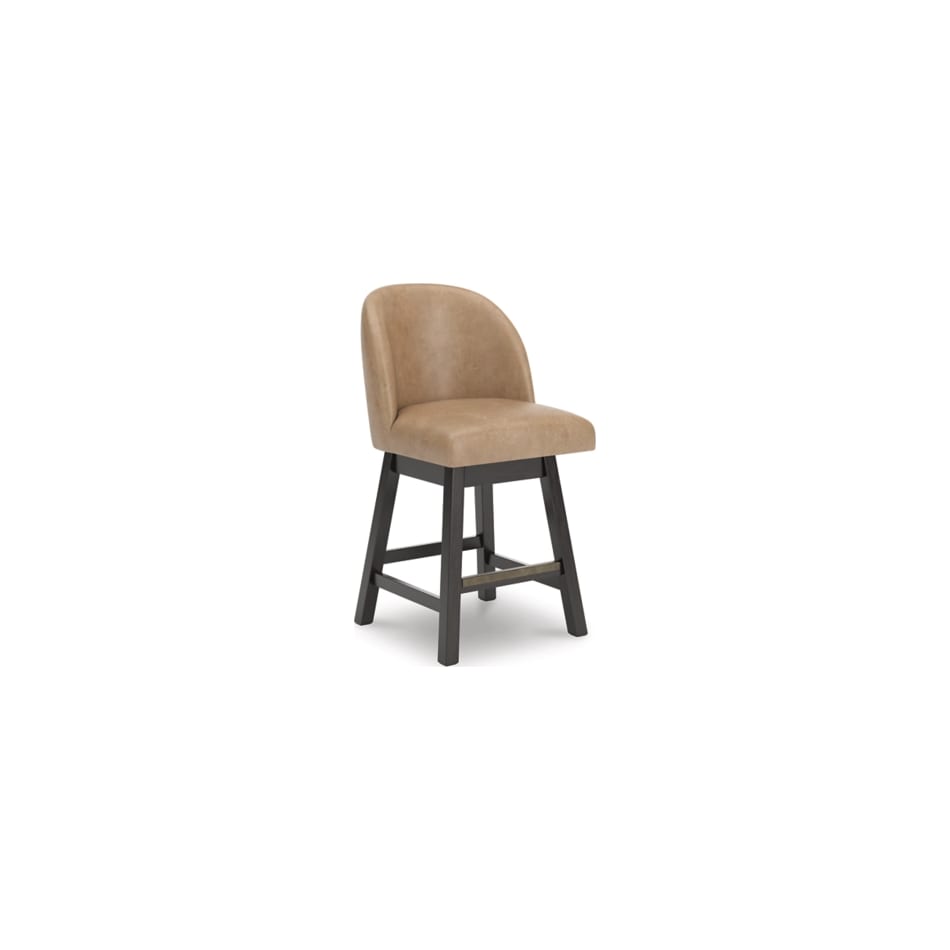 ashy brown inch & over bar seat stool   