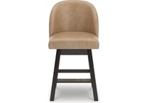 ashy brown inch & over bar seat stool   