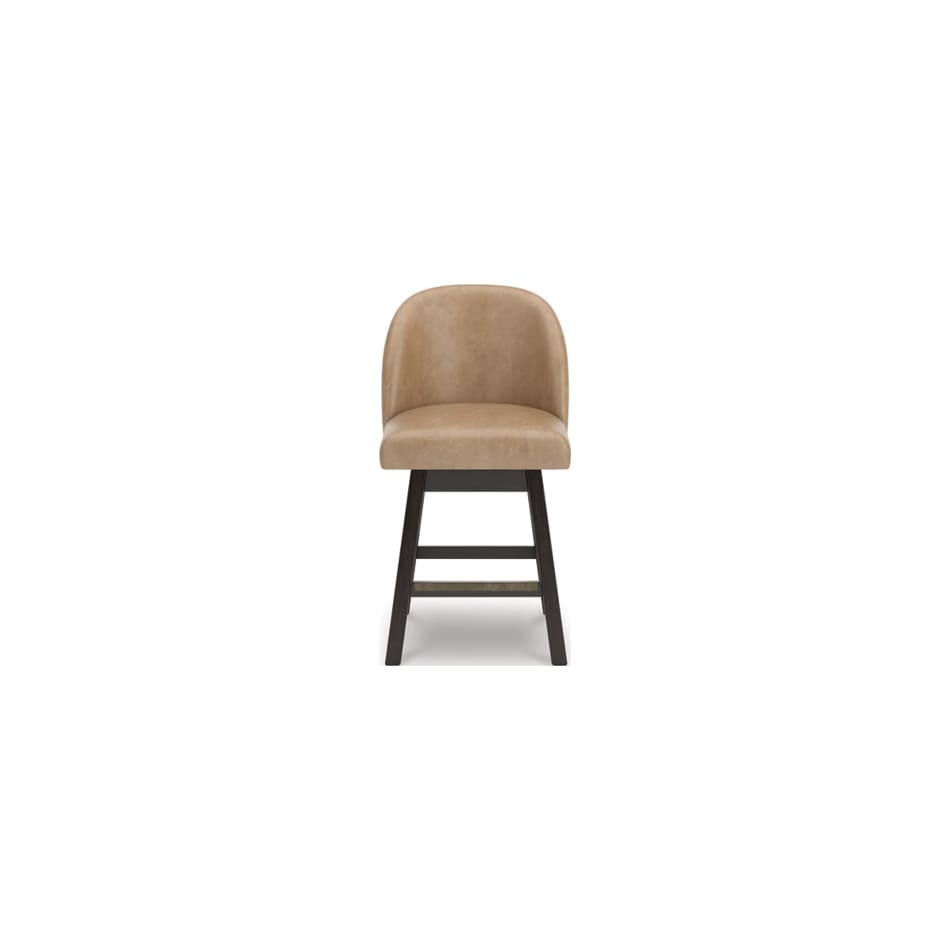 ashy brown inch & over bar seat stool   