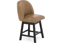 ashy brown inch & over bar seat stool   