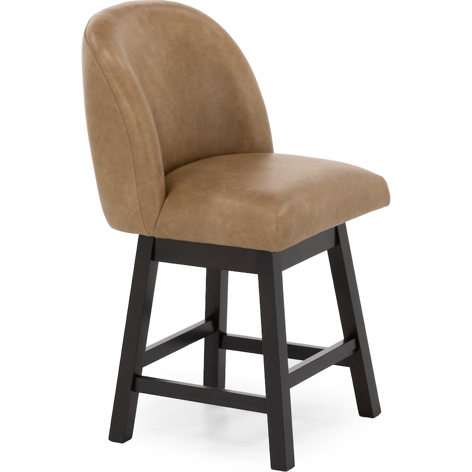 ashy brown inch & over bar seat stool   